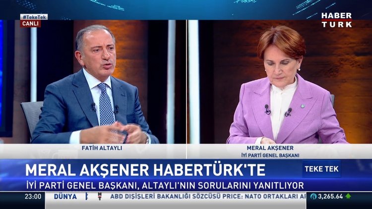İYİ Parti Lideri Meral Akşener'den Habertürk'e açıklamalar - 3