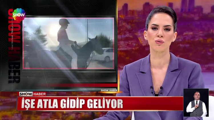İşe atla gidip geliyor