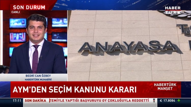 Anayasa Mahkemesi'nden 'Seçim Kanunu' kararı