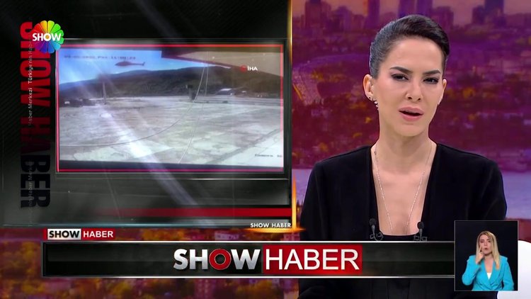 Akaryakıt istasyonuna helikopter indi