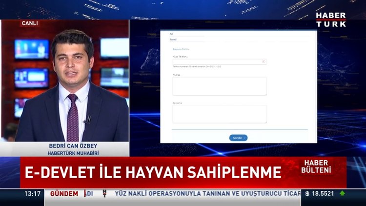 E-Devlet ile hayvan sahiplenme