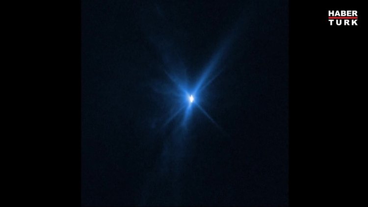 NASA asteroide çarpma anını ilk kez paylaştı