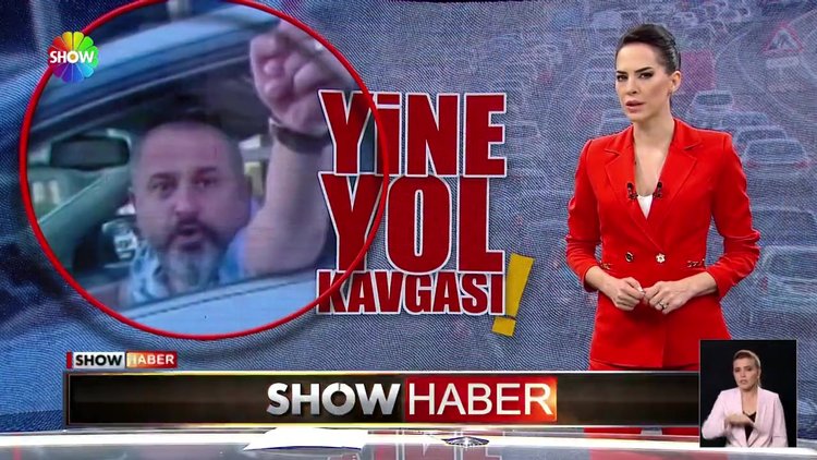 Yol ortasında magandalık!