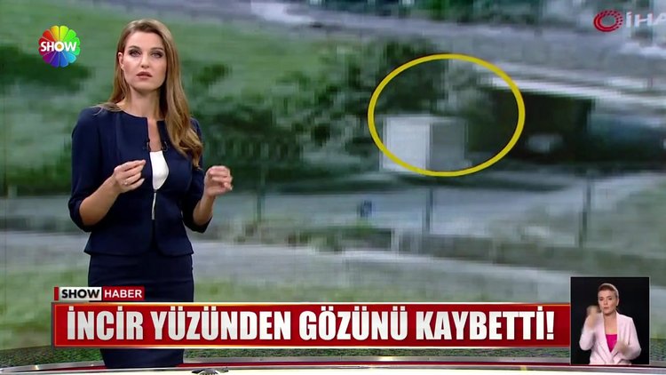 İncir yüzünden gözünü kaybetti!