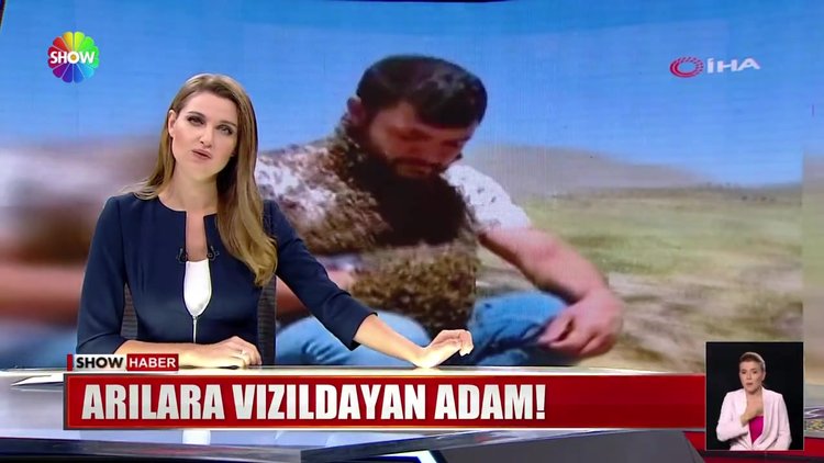 Arılara vızıldayan adam!
