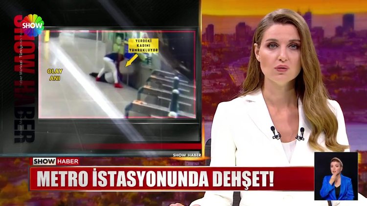 Metro istasyonunda dehşet!