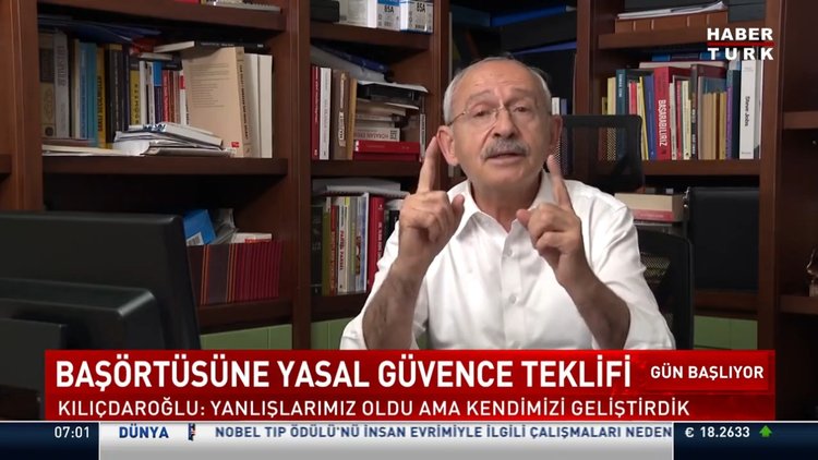 CHP Lideri Kılıçdaroğlu: Başörtüsü için kanun teklifi vereceğiz