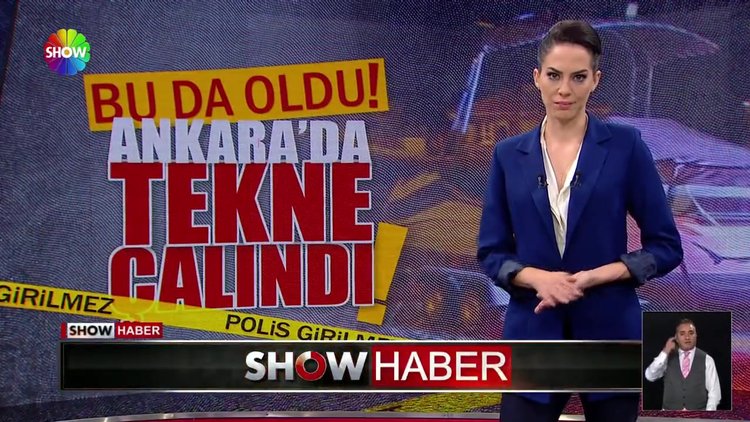 Denizsiz Ankara'da tekne çaldılar