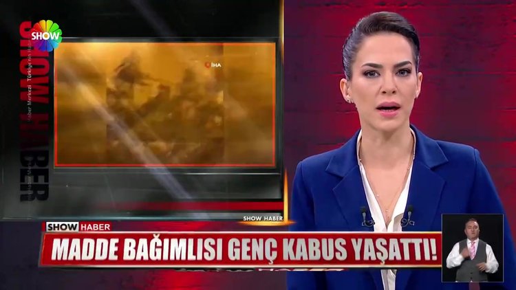 Madde bağımlısı genç kabus yaşattı!