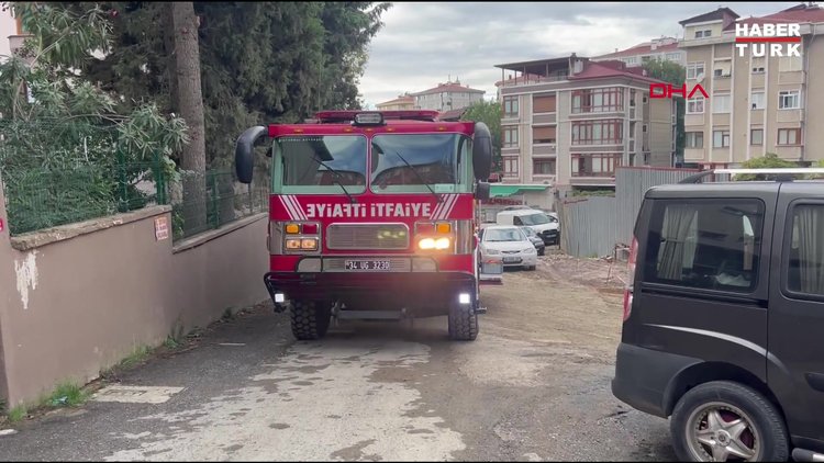 Üsküdar'da inşaat alanında göçük
