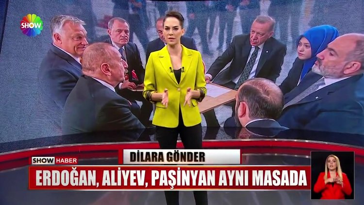 Erdoğan, Aliyev, Paşinyan aynı masada