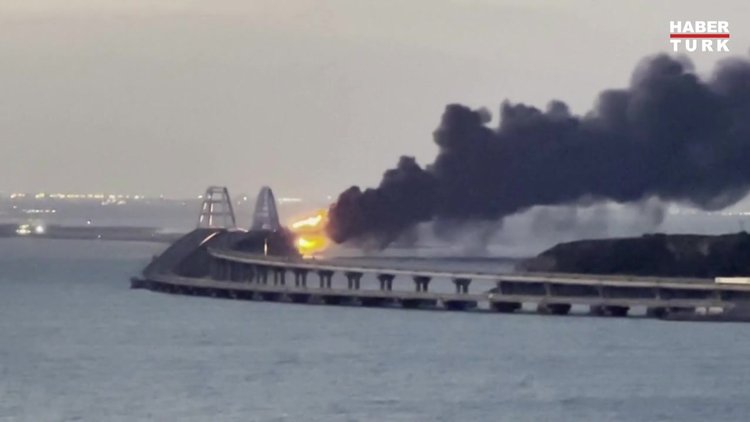 Kırım Köprüsü'nde patlama!