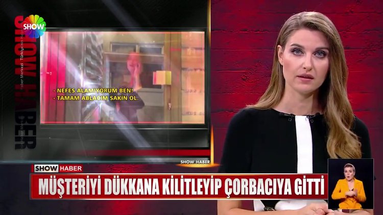 Müşteriyi dükkana kilitleyip çorbacıya gitti