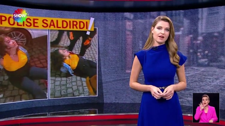 Polislere küfür edip tekme attı