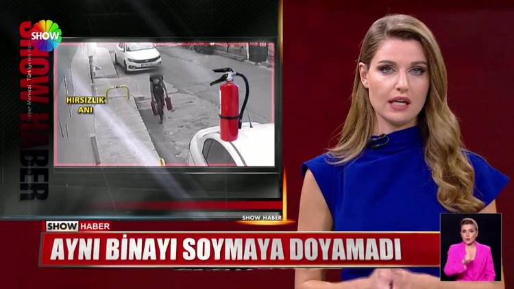 Aynı binayı soymaya doyamadı