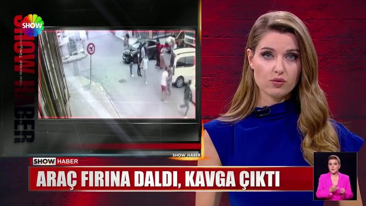 Araç fırına daldı, kavga çıktı