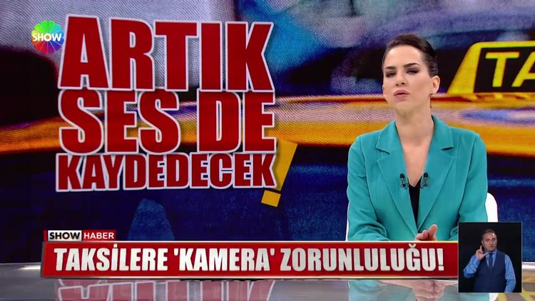 Taksilere 'kamera' zorunluluğu!
