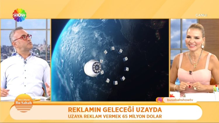 Reklamın geleceği uzayda!