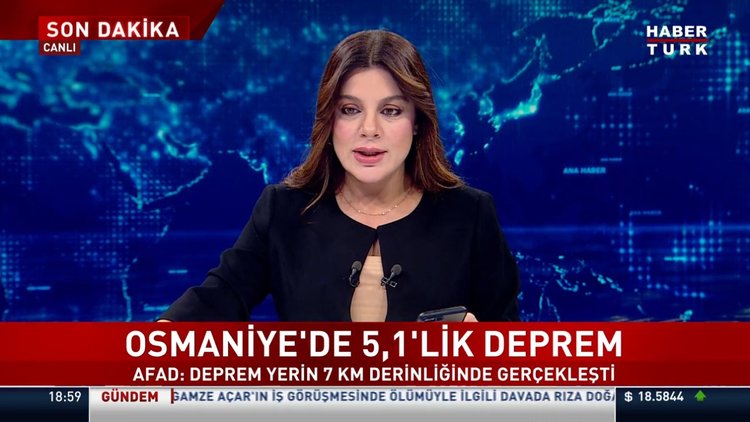 Osmaniye'de 5.1 büyüklüğünde deprem