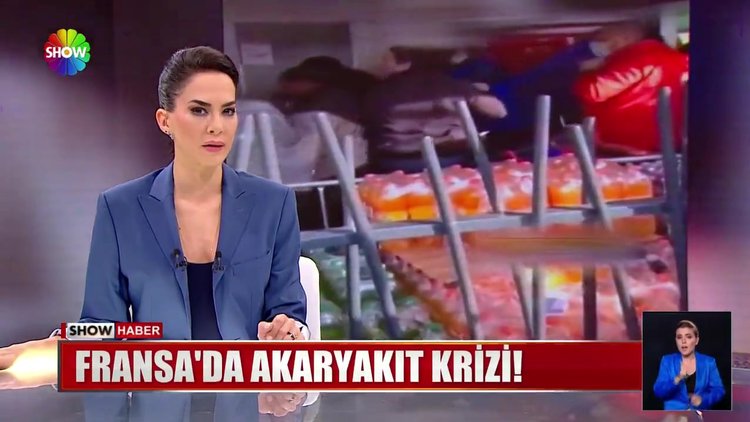 Fransa'da akaryakıt krizi!