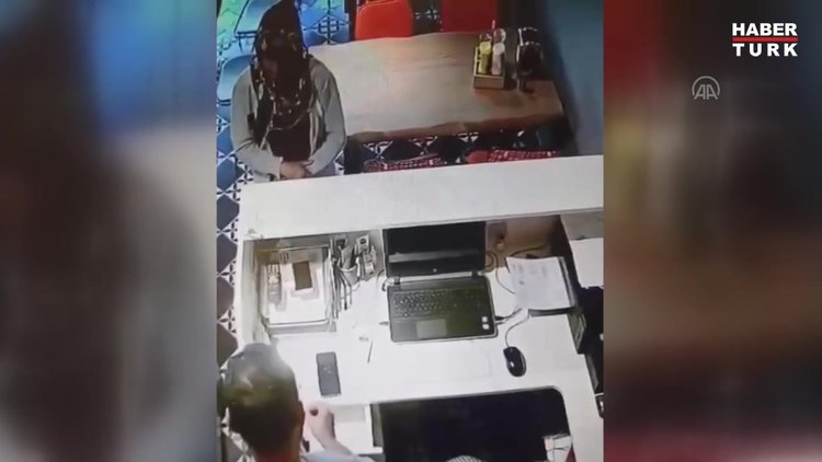 Ümraniye'de "tırnakçılık" yöntemiyle dolandırıcılık kameraya yansıdı