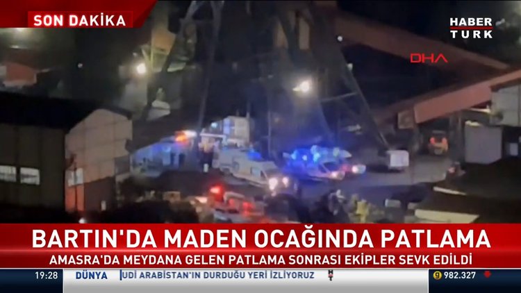 Bartın'da maden ocağında patlama