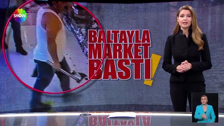 Baltayla kardeşinin marketini bastı!