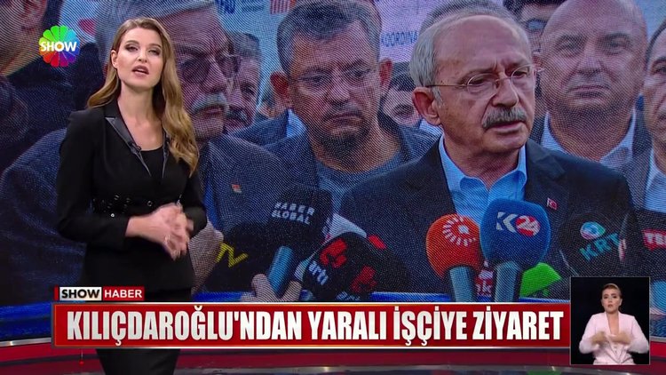 Kılıçdaroğlu'ndan yaralı işçiye ziyaret