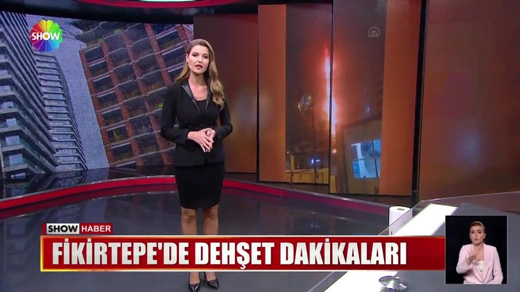 24 katlı rezidans böyle yandı