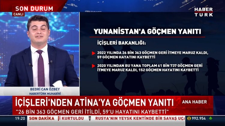 İçişleri Bakanlığı'ndan Atina'ya göçmen yanıtı