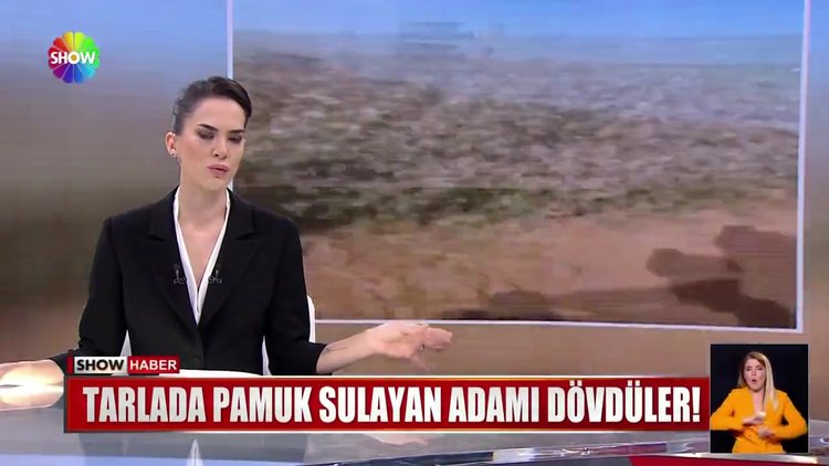 Tarlada pamuk sulayan adamı dövdüler!
