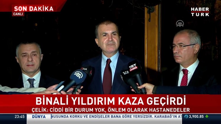AK Parti Sözcüsü Çelik: Ciddi bir durum yok, önlem olarak hastanedeler