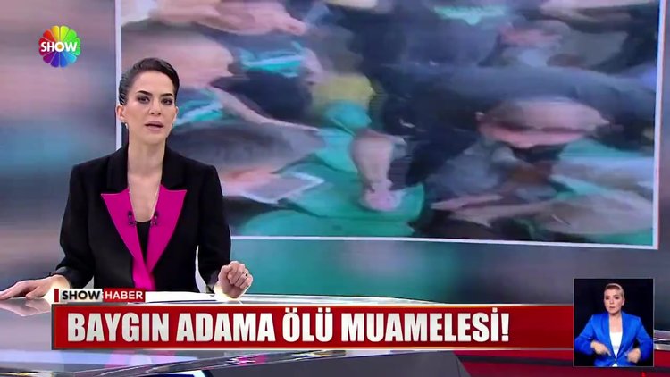 Baygın adama ölü muamelesi!