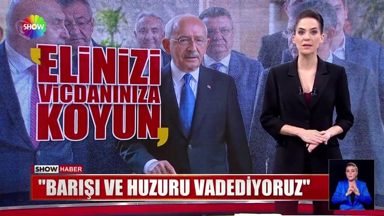 ''Barışı ve huzuru vadediyoruz''