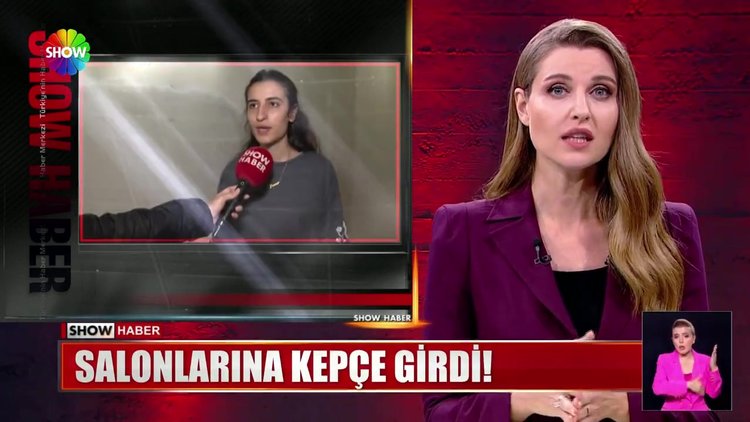 Salonlarına kepçe girdi!
