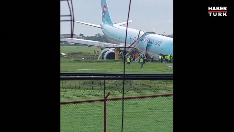 Filipinler'de havalimanına inmeye çalışan uçak pistten çıktı, onlarca uçuş iptal edildi