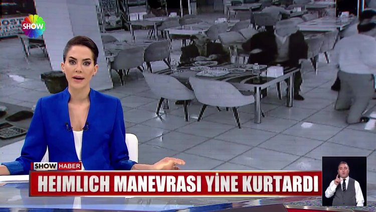 Heimlich manevrası yine kurtardı