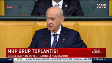 MHP lideri Bahçeli'den açıklamalar