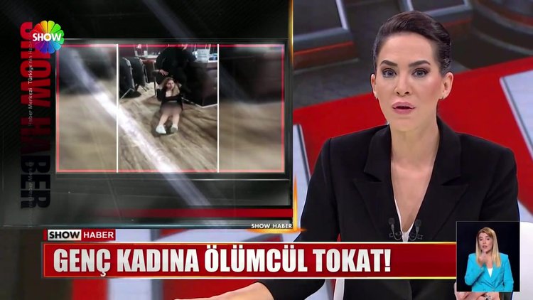Genç kadına ölümcül tokat!