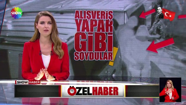 Alışveriş yapar gibi soydular!