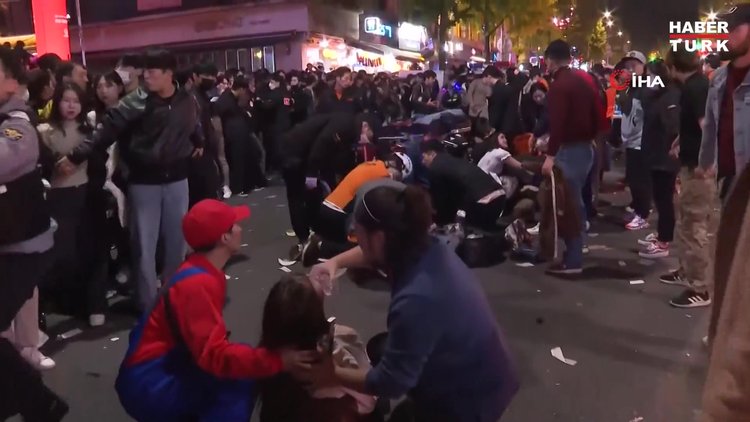 Güney Kore'de Cadılar Bayramı izdihamı: 59 ölü, 150 yaralı