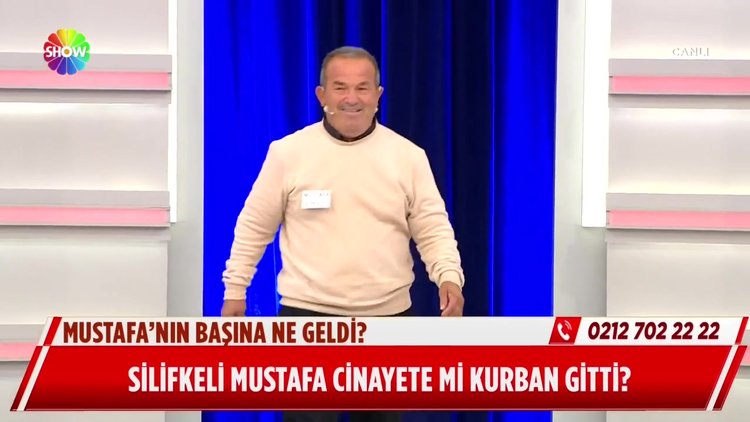 Arama çalışmalarına katılan Mustafa canlı yayında!