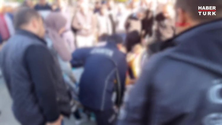 Tartıştığı kişiyi bıçakladı; o anlar kamerada