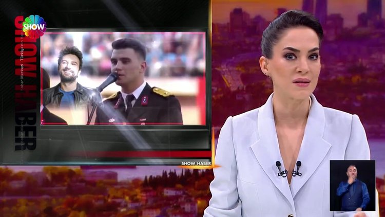 Teğmenin 'inci tanem' performansı