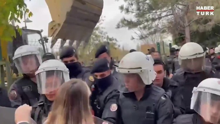 İstanbul Göktürk'te yeşil alan gerginliği