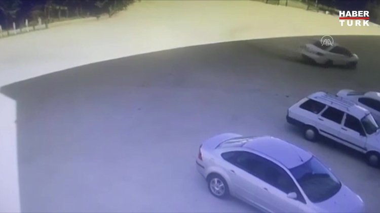 Okul bahçesinde drift yapan sürücüye para cezası uygulandı