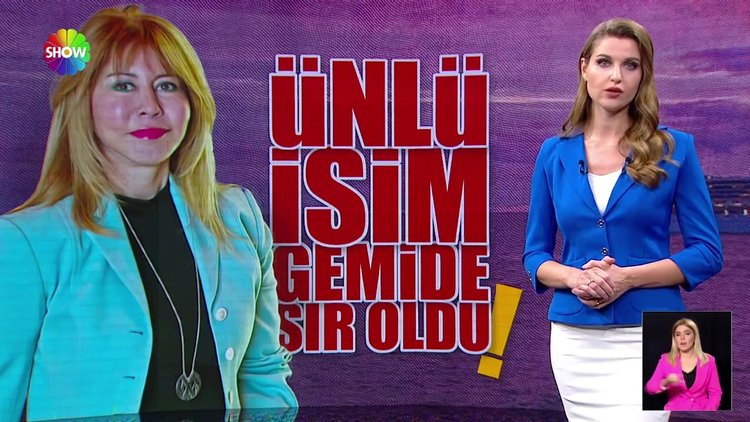 Ünlü isim gemide sır oldu!