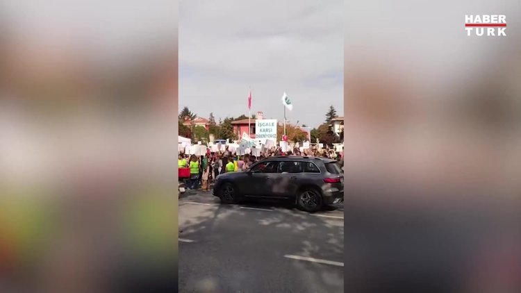 Göktürk'teki eylem bugün de devam ediyor