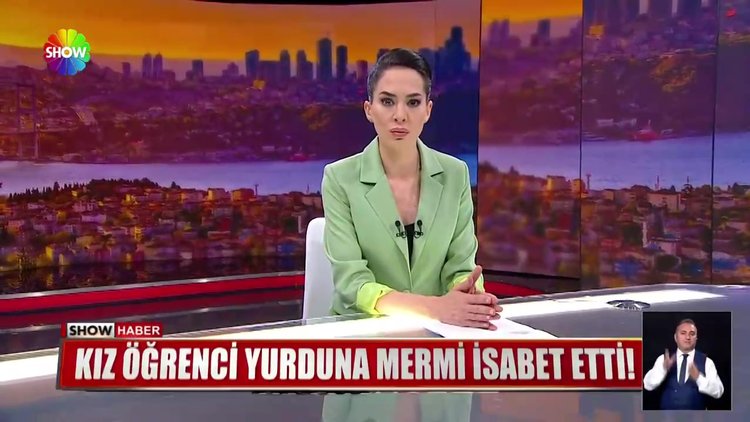 Kız öğrenci yurduna mermi isabet etti!