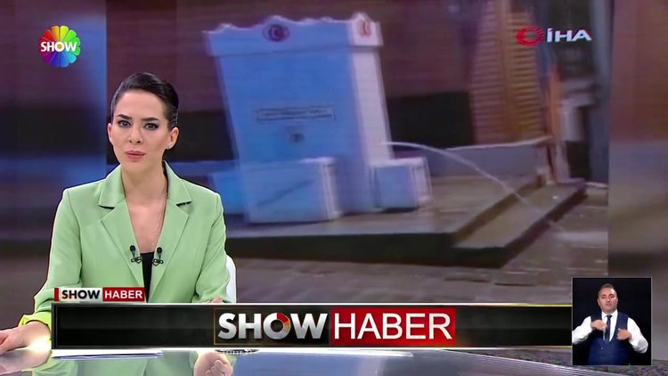 Tarihi çeşmenin musluğuna göz dikti